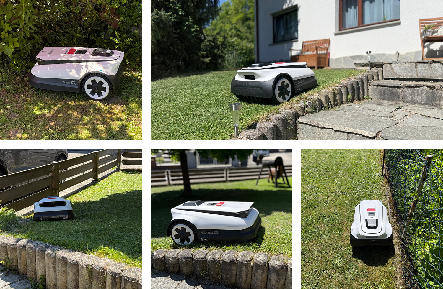 Rasenkanten umfährt der ECOVACS GOAT A1600 RTK ganz ordentlich