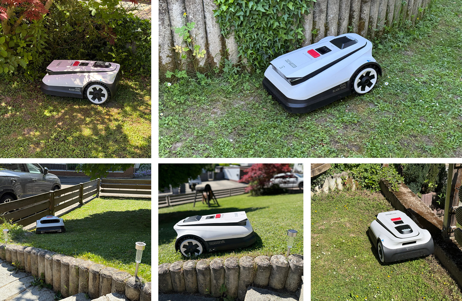 Rasenkanten umfährt der ECOVACS GOAT A1600 RTK ganz ordentlich