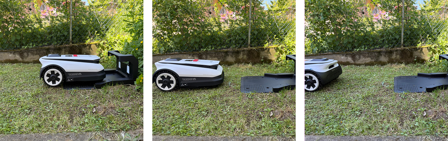 So starter der ECOVACS GOAT A1600 RTK in seine Aufgaben