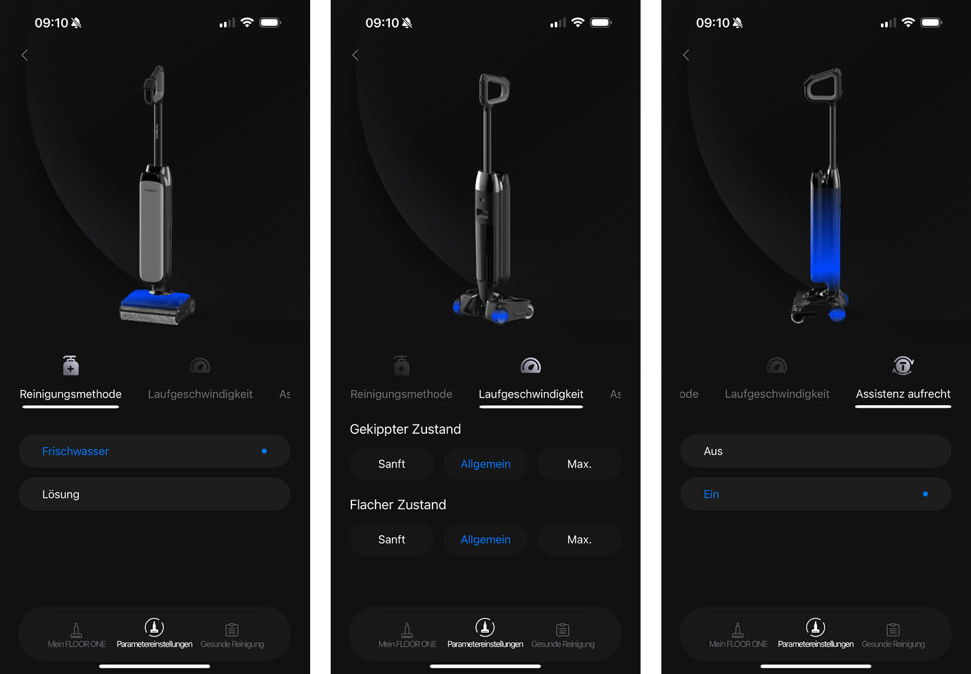 Weitere Impressionen der Ein wichtiger Punkt ist auch die Wartung des Tineco One Floor S9 Artist App