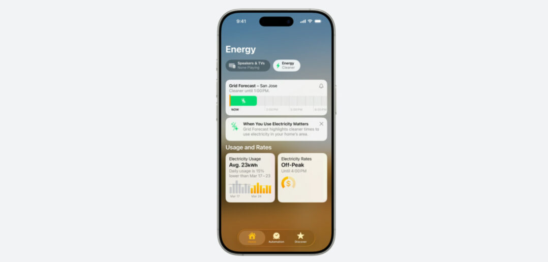 Apple Home EnergyKit