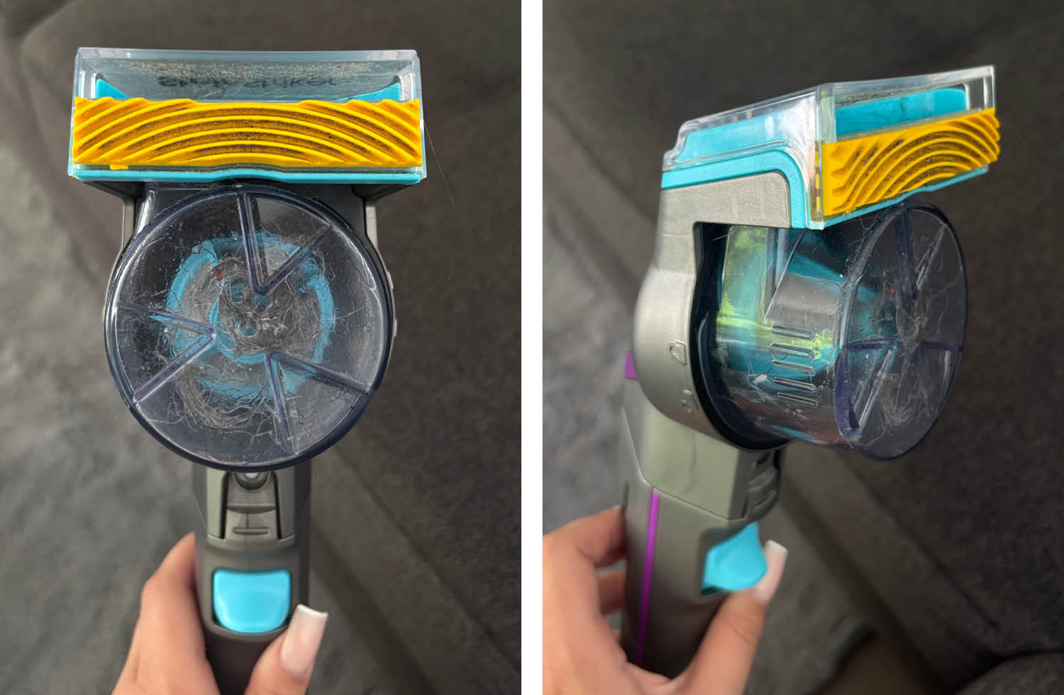 Aufsatz nach Reinigung