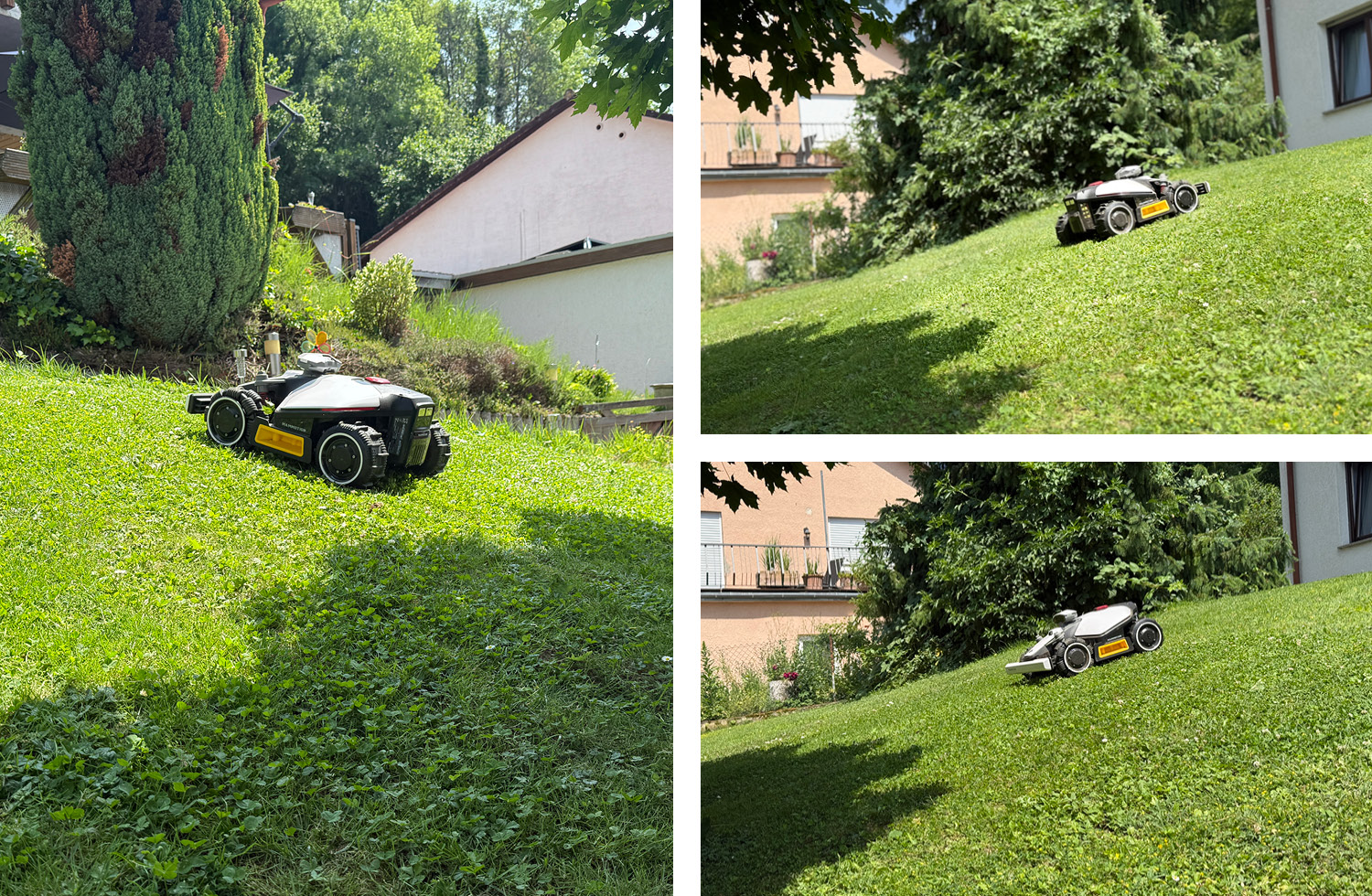 Dank Allradantrieb schafft der Mammotion LUBA Mini AWD Steigungen von über 80 Prozent