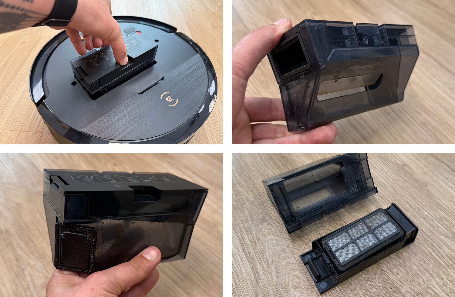 Das ist der Staubbehälter des ECOVACS DEEBOT X9 PRO OMNI