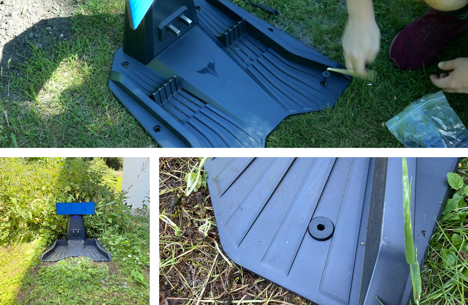 Der Aufbau ist sehr leicht gehalten