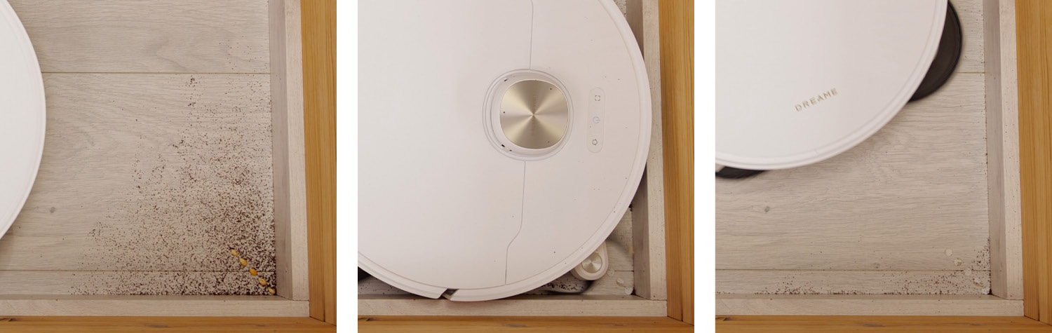 Der Dreame L40s Pro Ultra hat in der Eckenreinigung abgeliefert