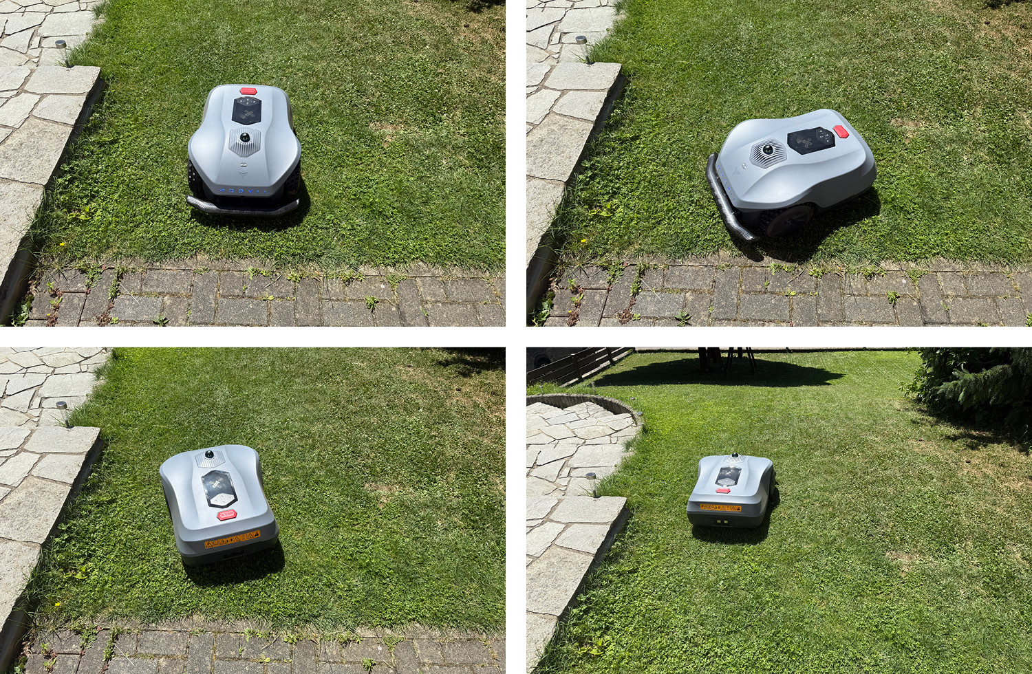 Der Hookii Navimow X wendet rasenschonend