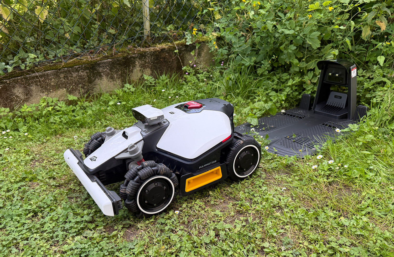 Der erste Mähvorgang kann starten