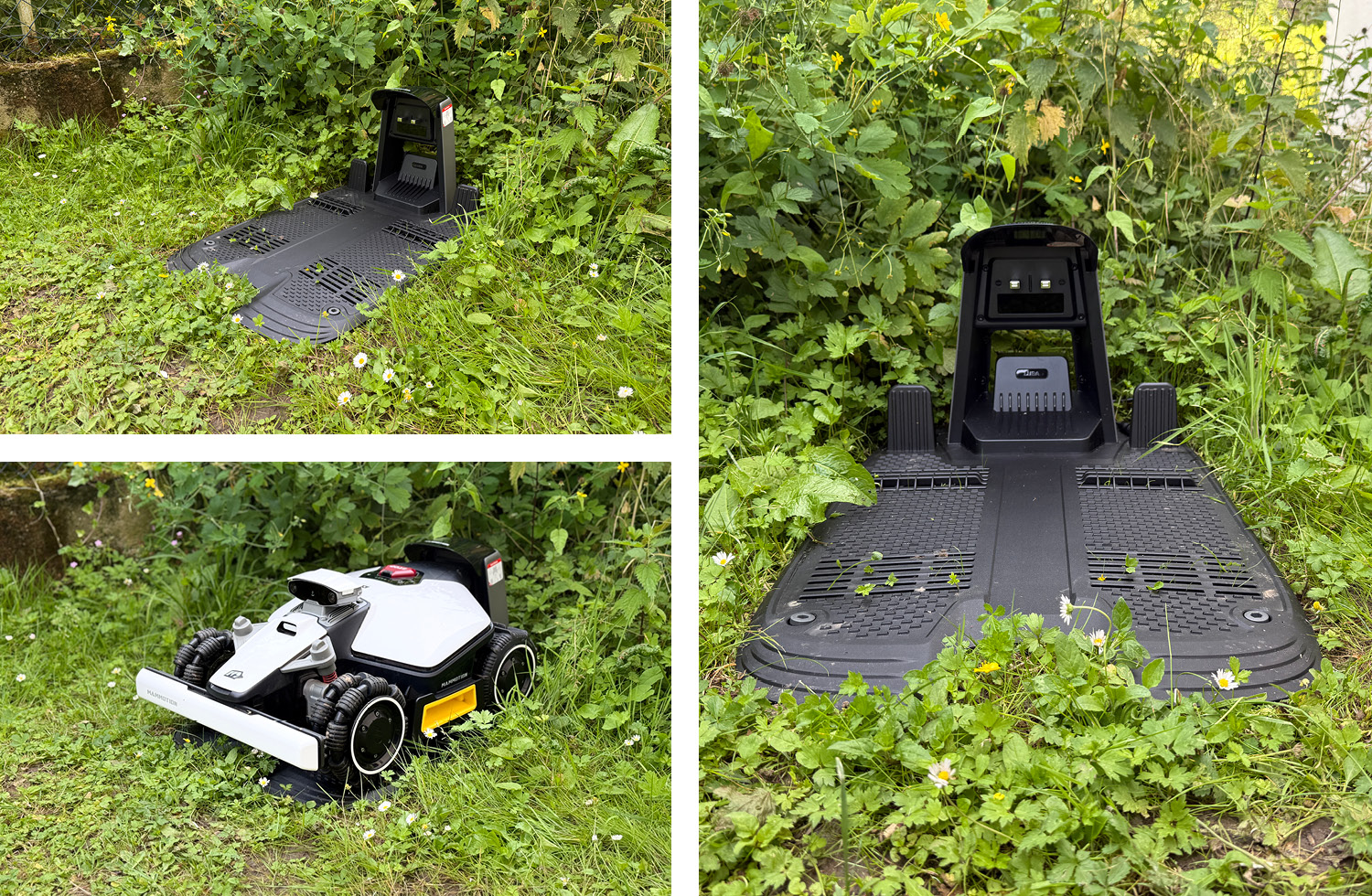 Die Ladestation kann, je nach Positionierungsmethode des Roboters, frei aufgestellt werden