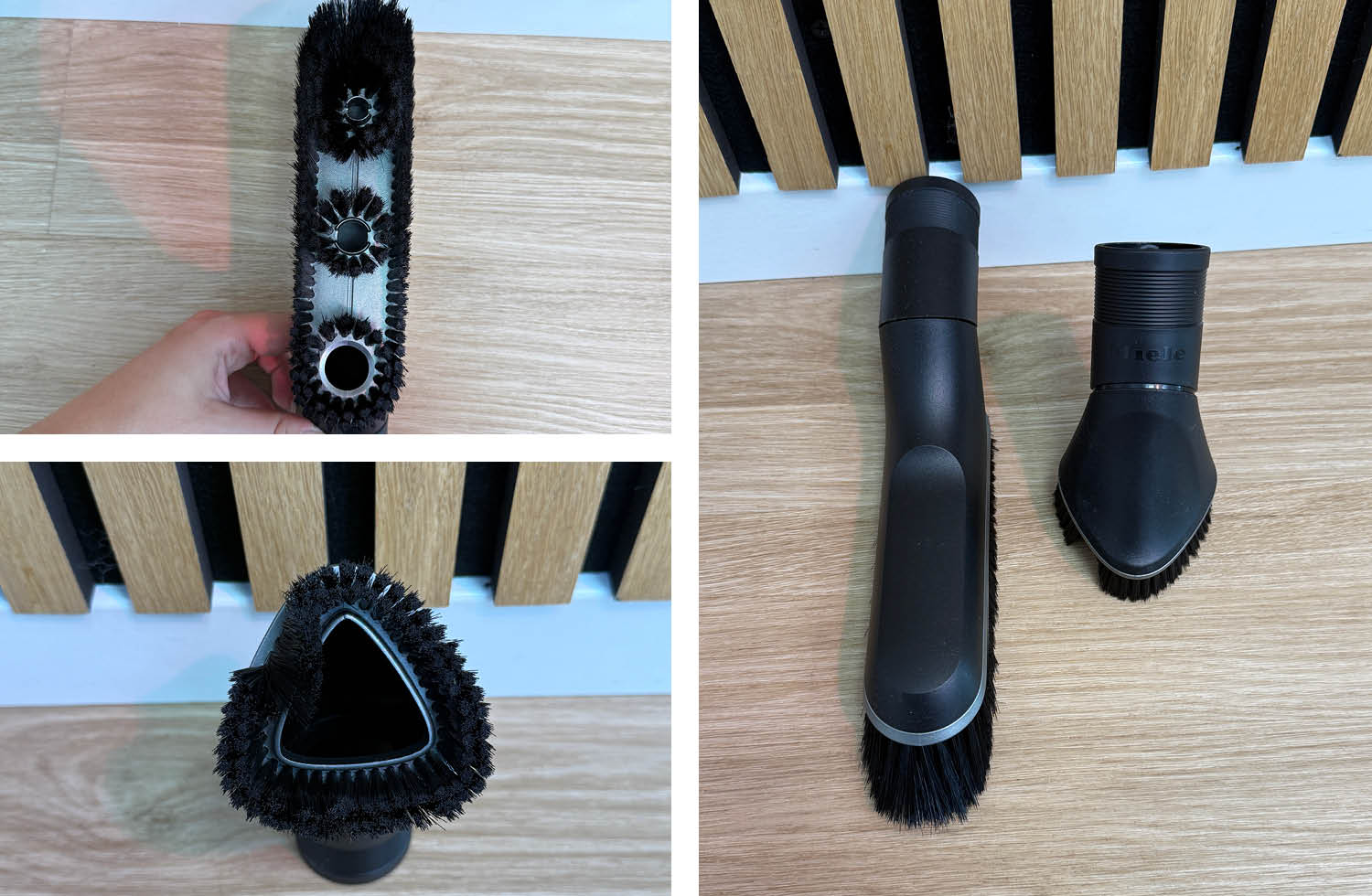 Die Möbelbürsten des Miele Duoflex HX1 Total Care