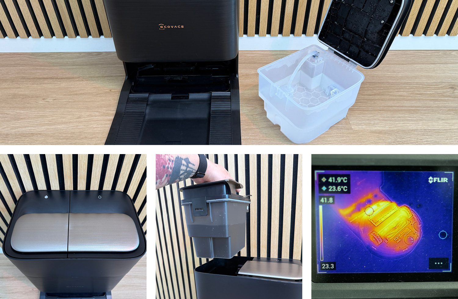 Die Moppwäsche erfolgt in der Reinigungsstation des ECOVACS DEEBOT X9 PRO OMNI