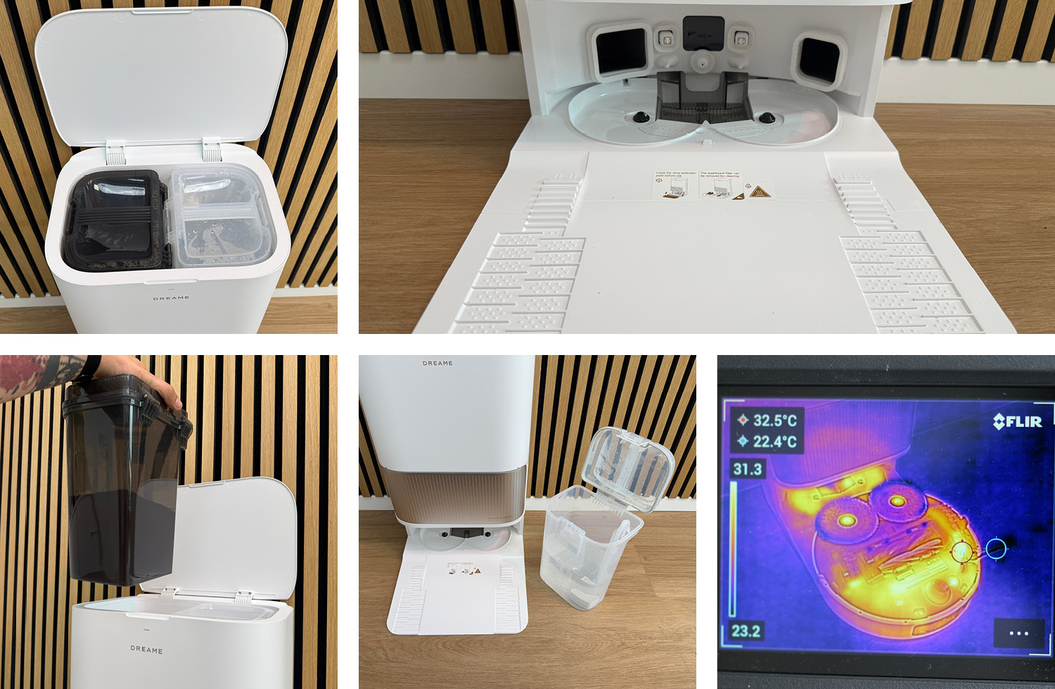 Die Moppwäsche erfolgt mit warmem Wasser