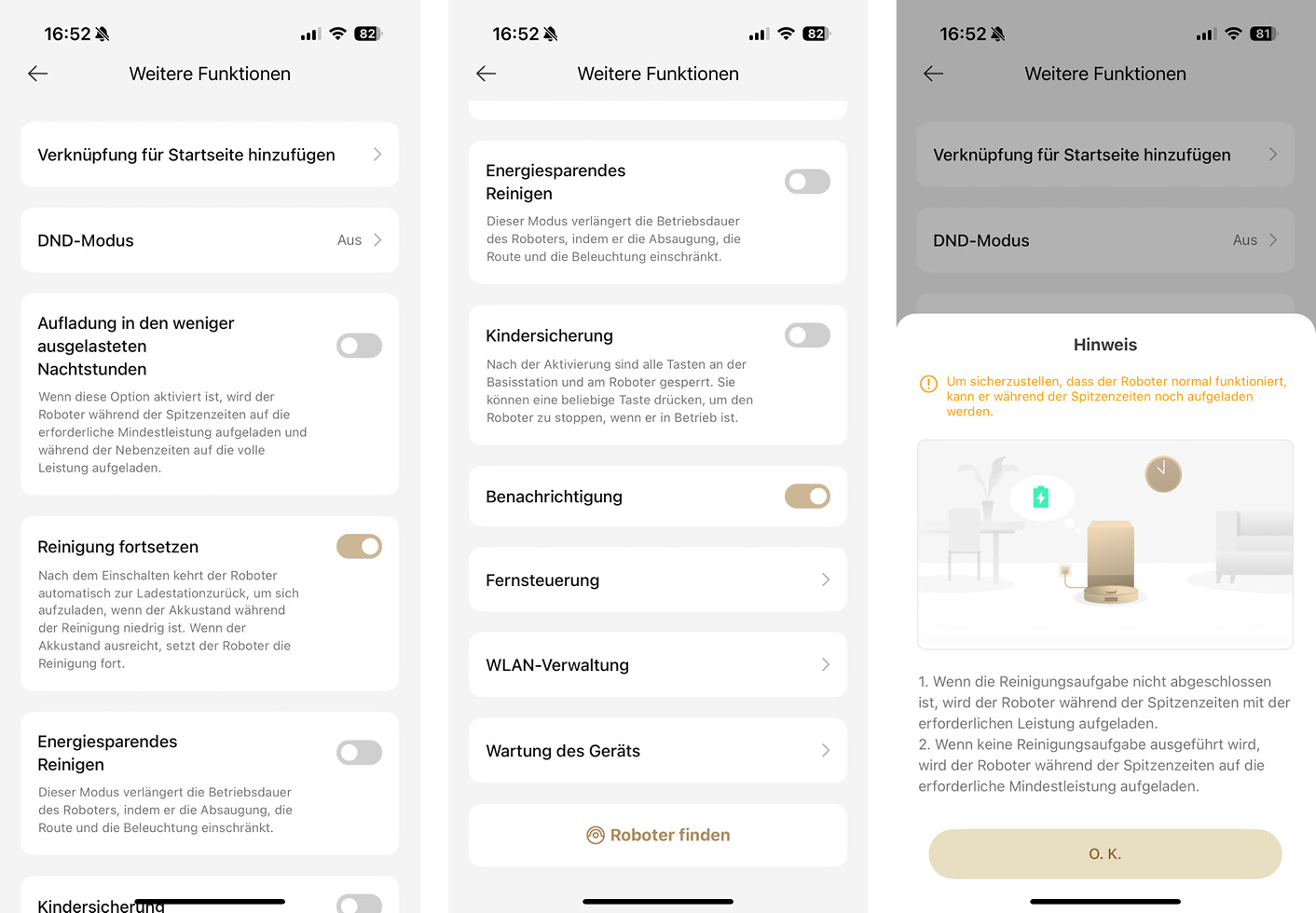 Dreame L40s Pro Ultra - App - Roboter