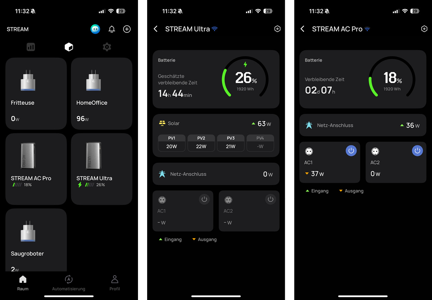 EcoFlow STREAM - App - Geräte
