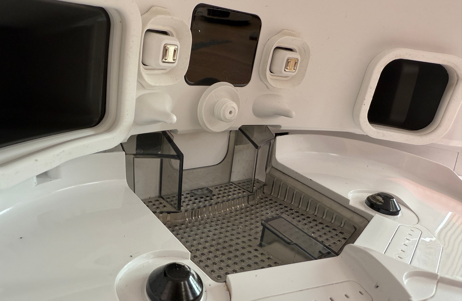 Hier erfolgt die Mopptrocknung mit heißer Luft