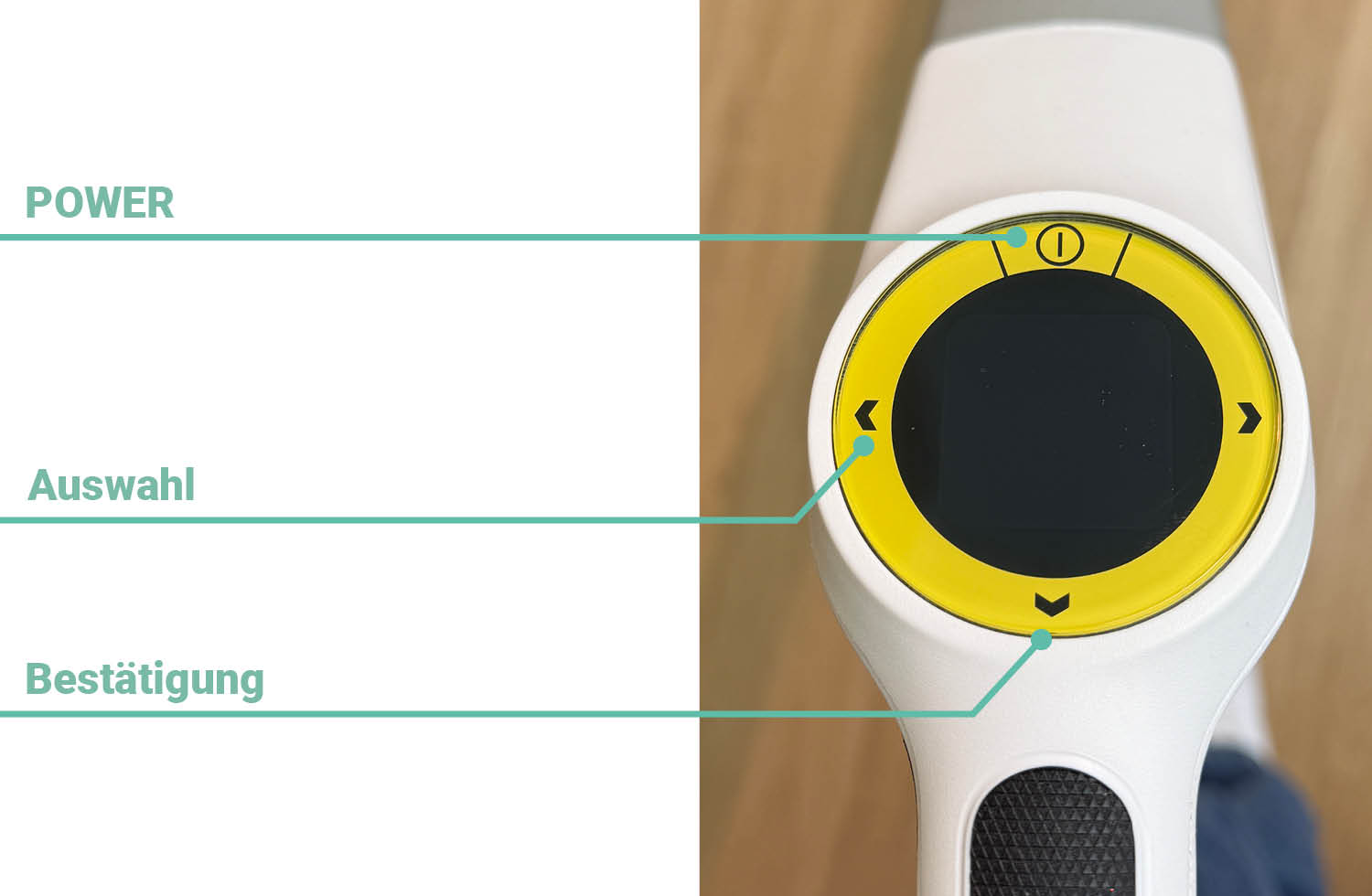 Hier seht ihr die Bedienung des Kärcher FC 8