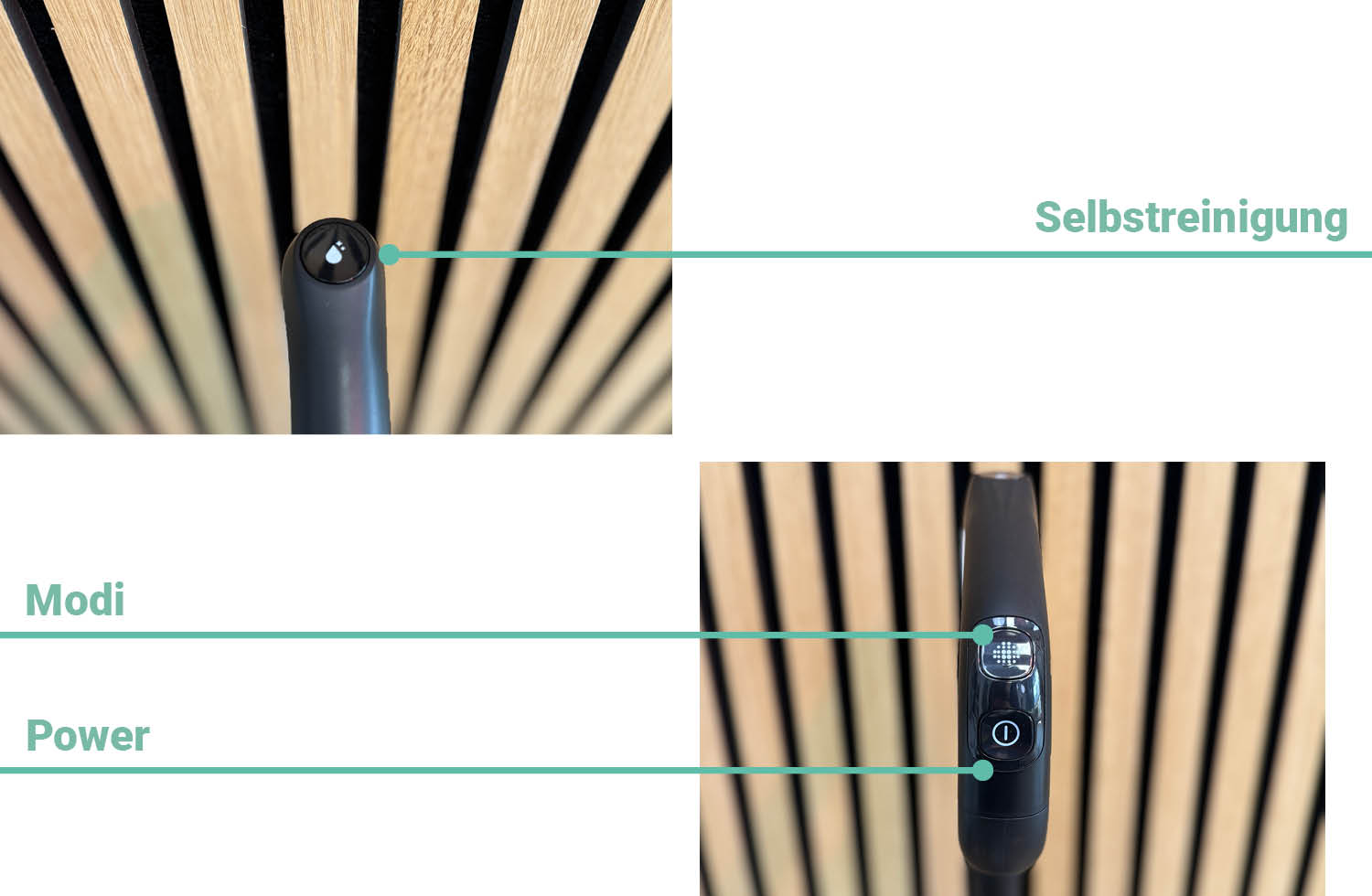 Hier seht ihr die Bedienung des Tineco Floor One Switch S6 Stretch Plus