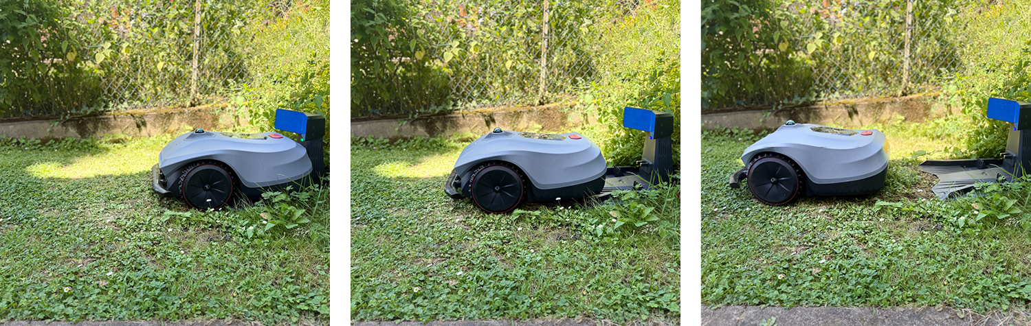 Jetzt wird gemäht mit dem Hookii Neomow X