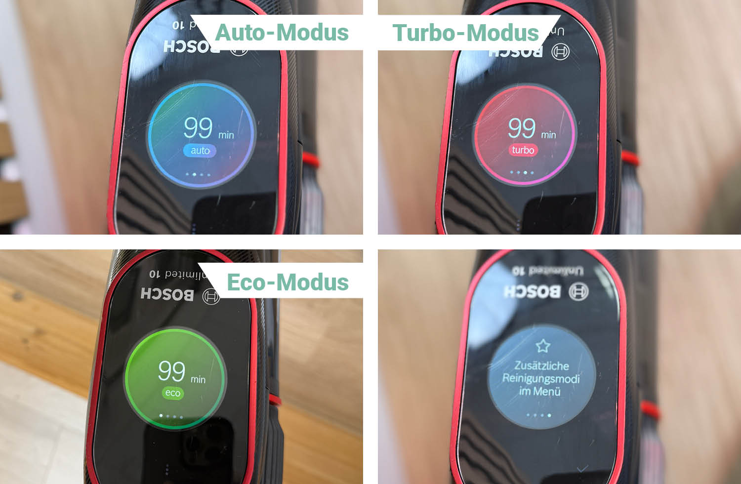 Modi des Bosch Unlimited 10