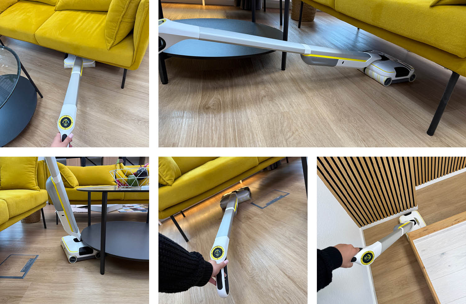 Nun schauen wir uns die Flexibilität des Kärcher FC 8 an