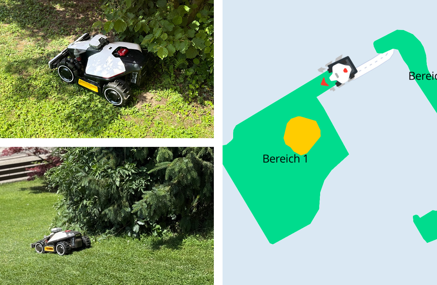 Sperrzonen können ebenfalls eingerichtet werden