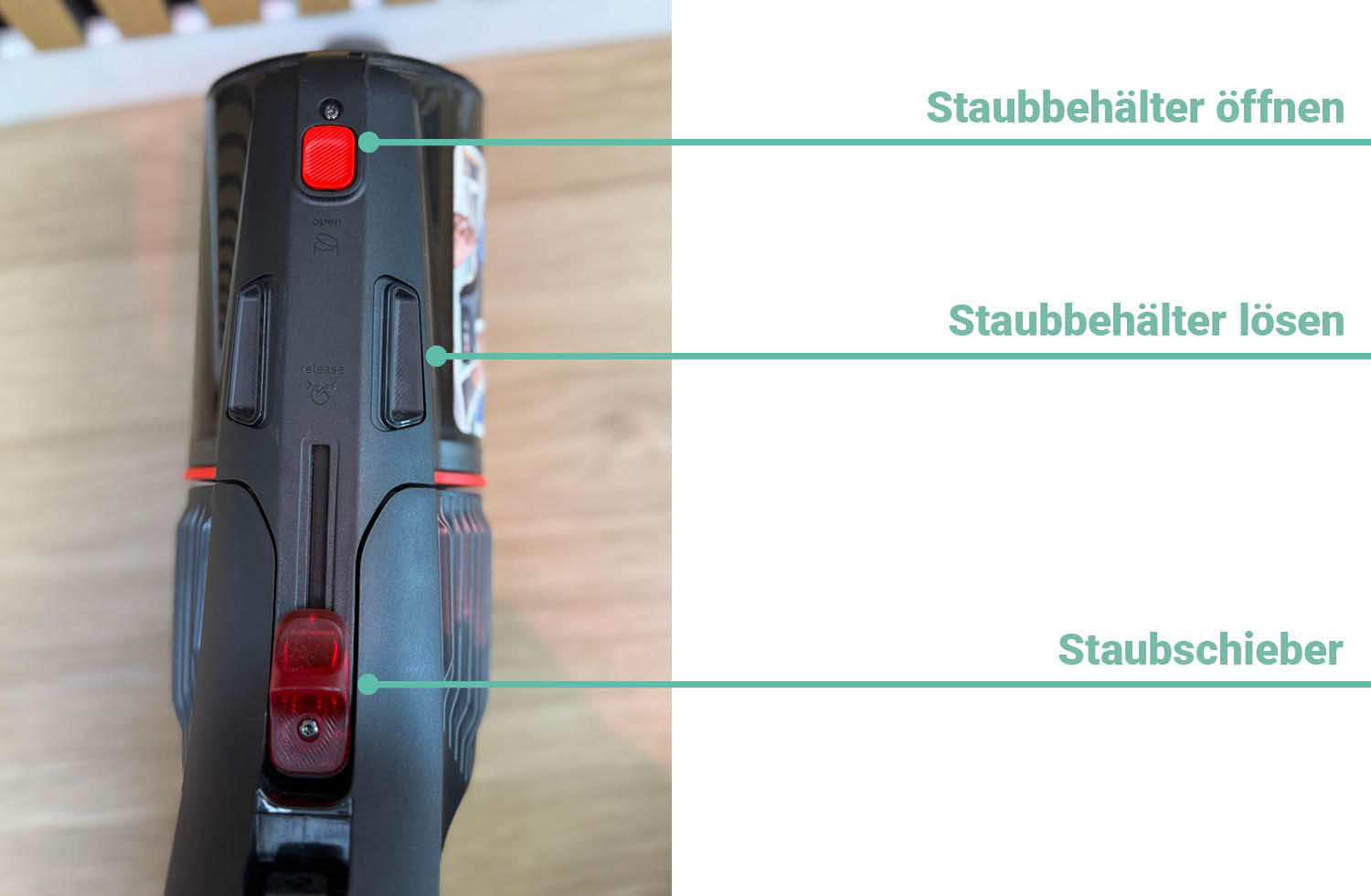 Staubbehälter des Bosch Unlimited 10
