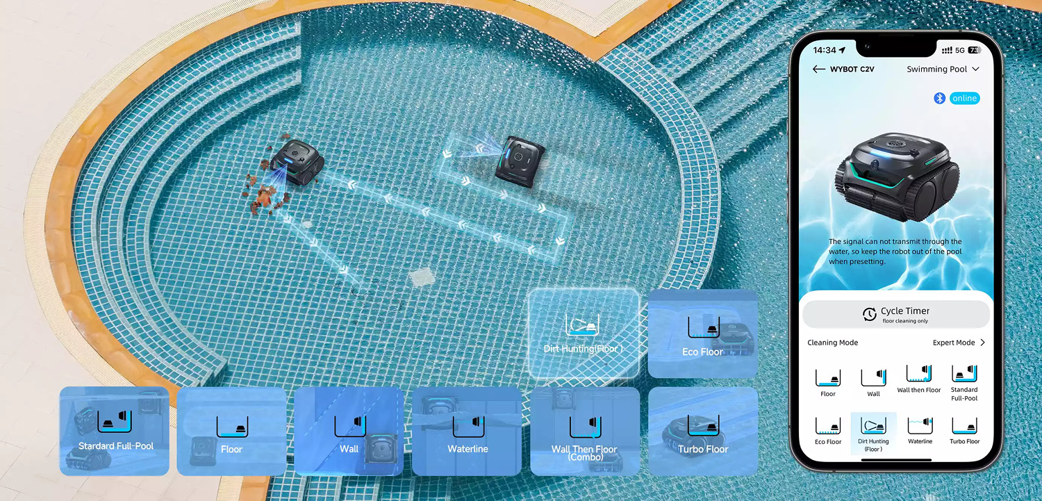 WYBOT C2 Vision Poolroboter