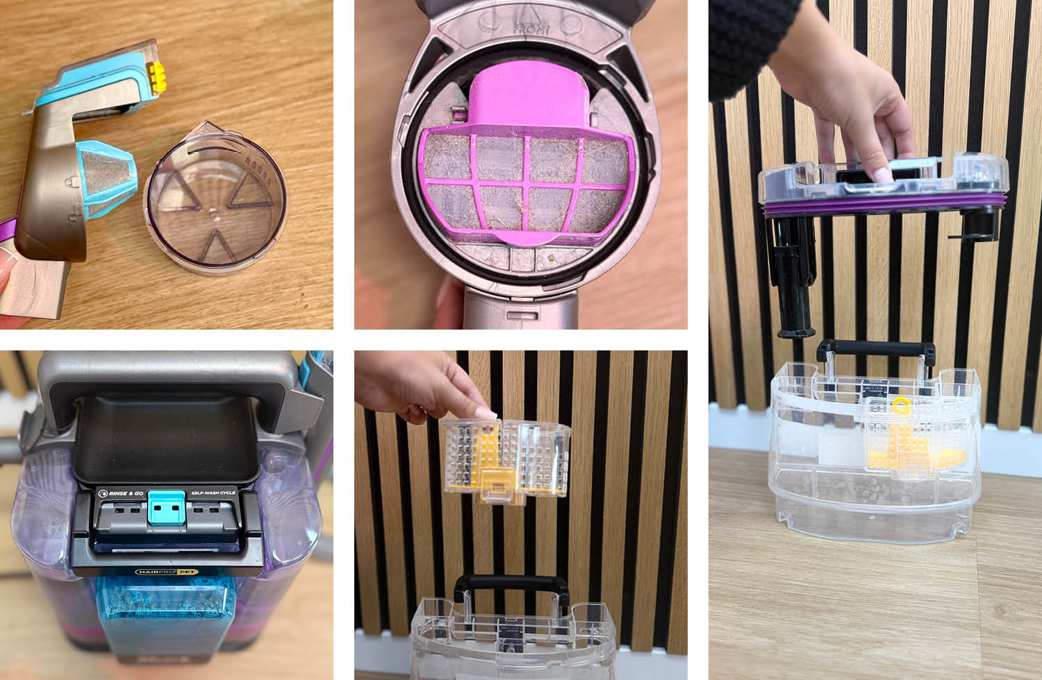 Wartung des Shark Reiniger