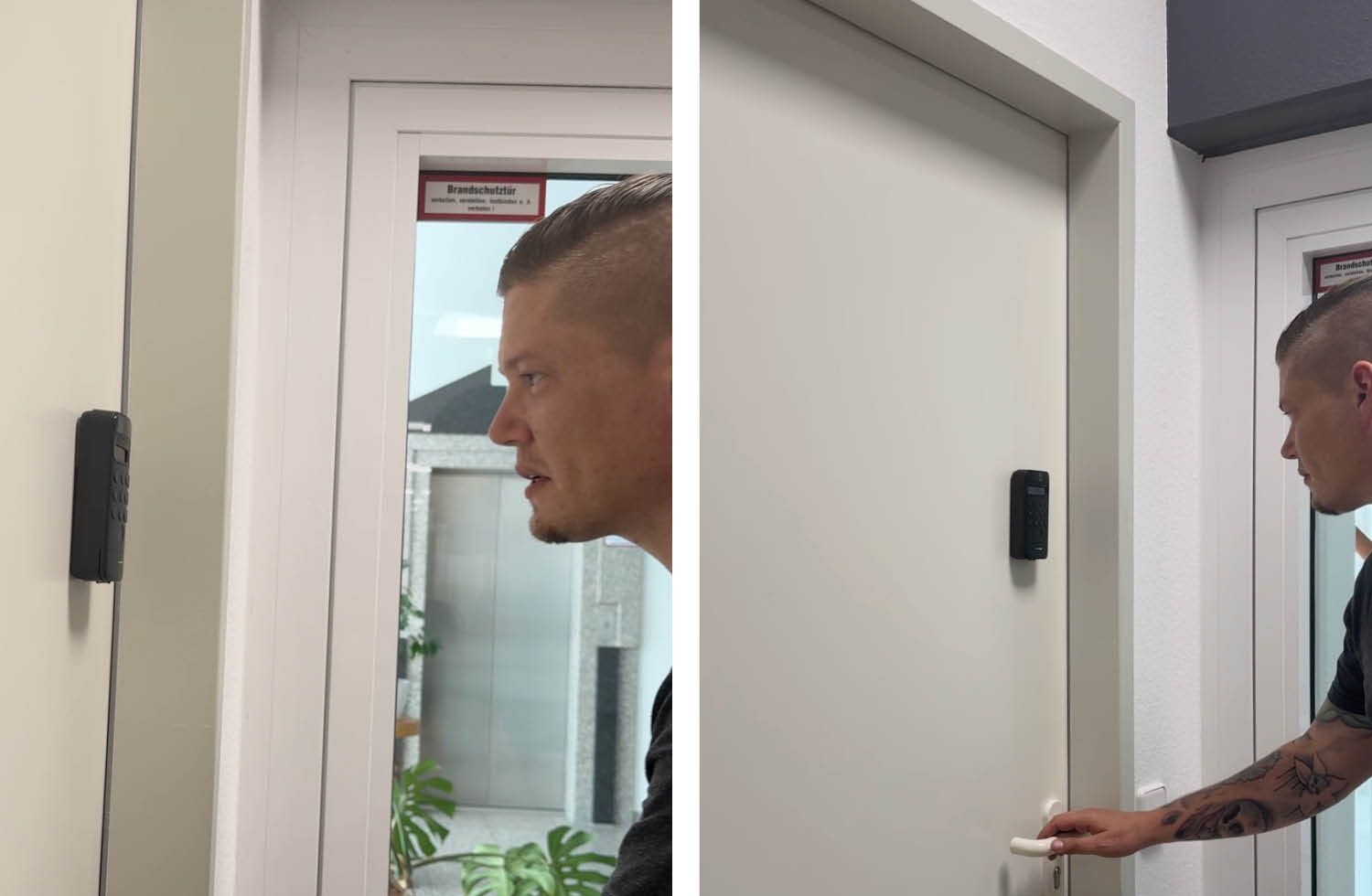 Zugang via Gesichtserkennnung