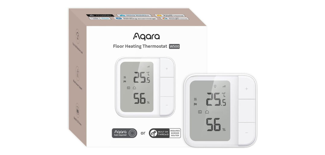 Aqara Fußbodenheitzung Thermostat W500
