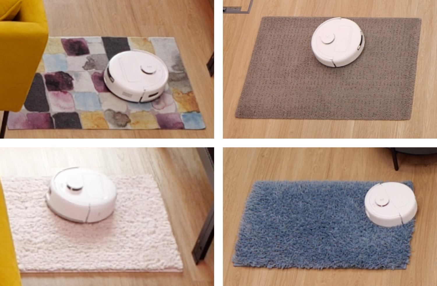 Auf Teppichboden konnte der ECOVACS DEEBOT mini zum Großteil super navigieren