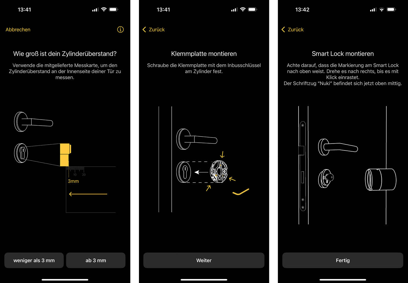 Das Kalibrieren des Nuki Smart Lock Pro