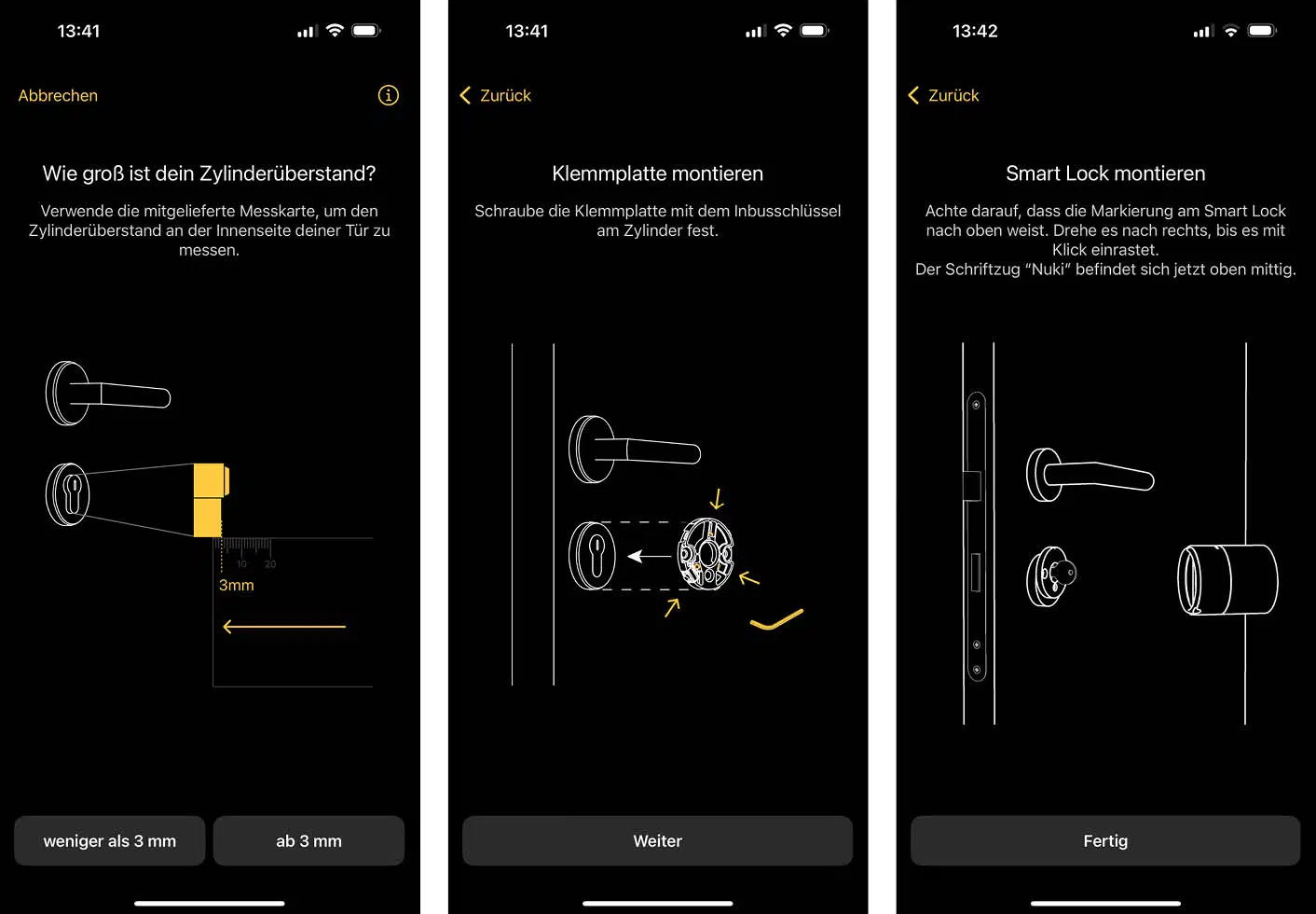 Das Kalibrieren des Nuki Smart Lock Pro