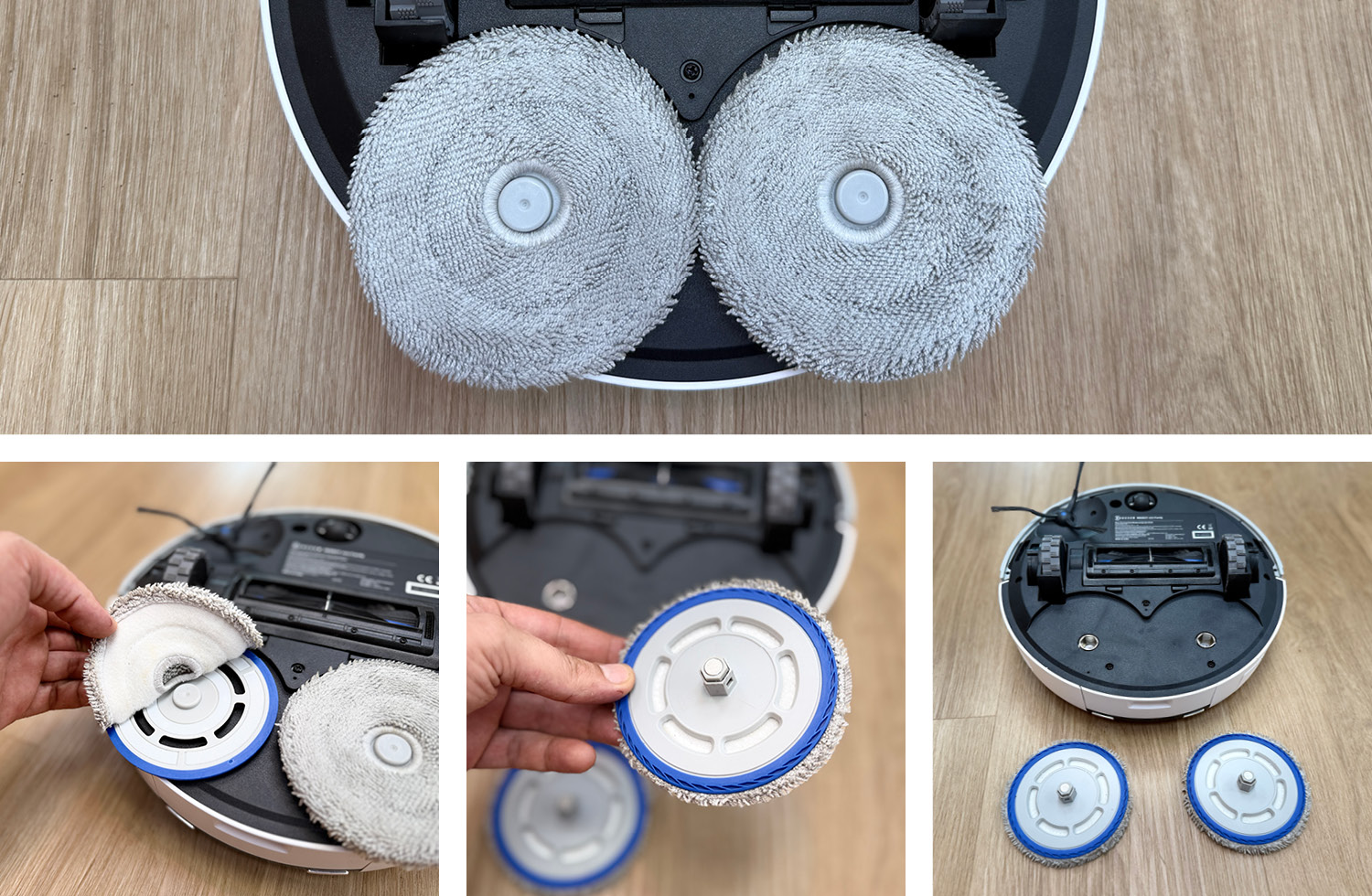 Das sind die Wischmopps des ECOVACS DEEBOT mini