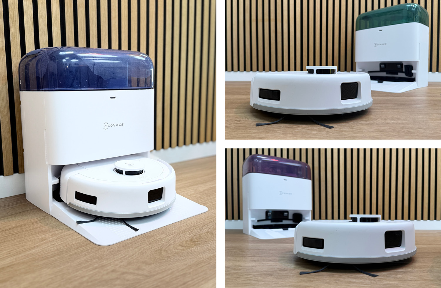 Der ECOVACS DEEBOT mini ist der erste Mini-Saugroboter mit Multifunktionsreinigungsstation