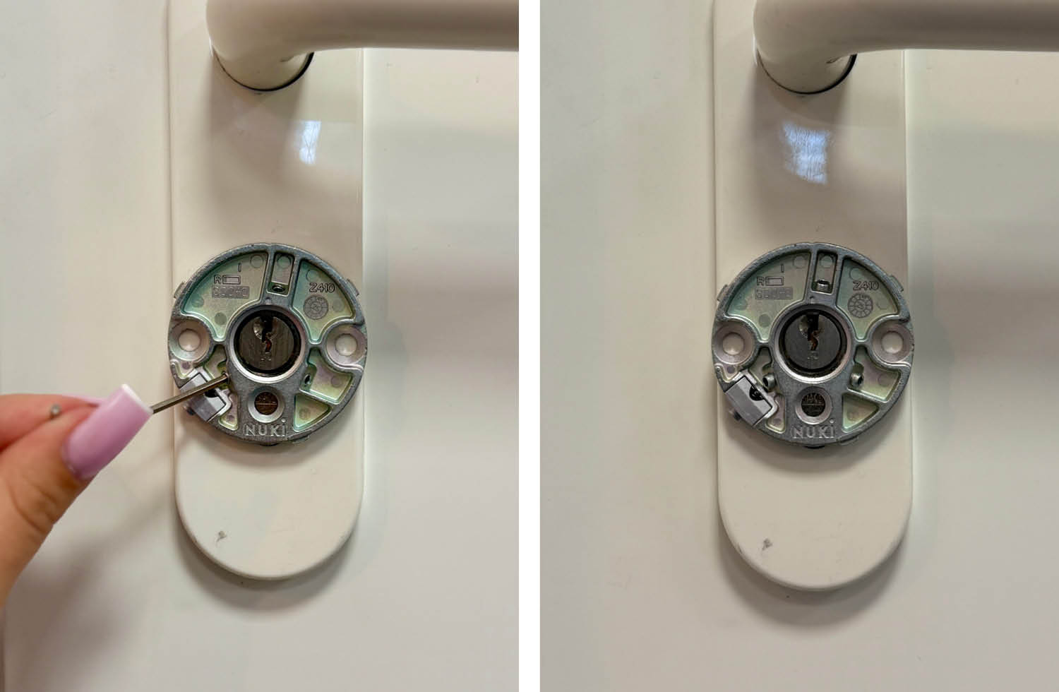 Der Einbau des Nuki Smart Lock Pro