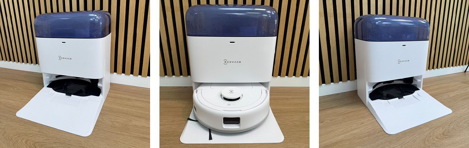 Der Wassertank des ECOVACS DEEBOT mini ist als praktischer Kombitank konzipiert, der sowohl einen Frischwasser- als auch einen Abwasserbereich umfasst.