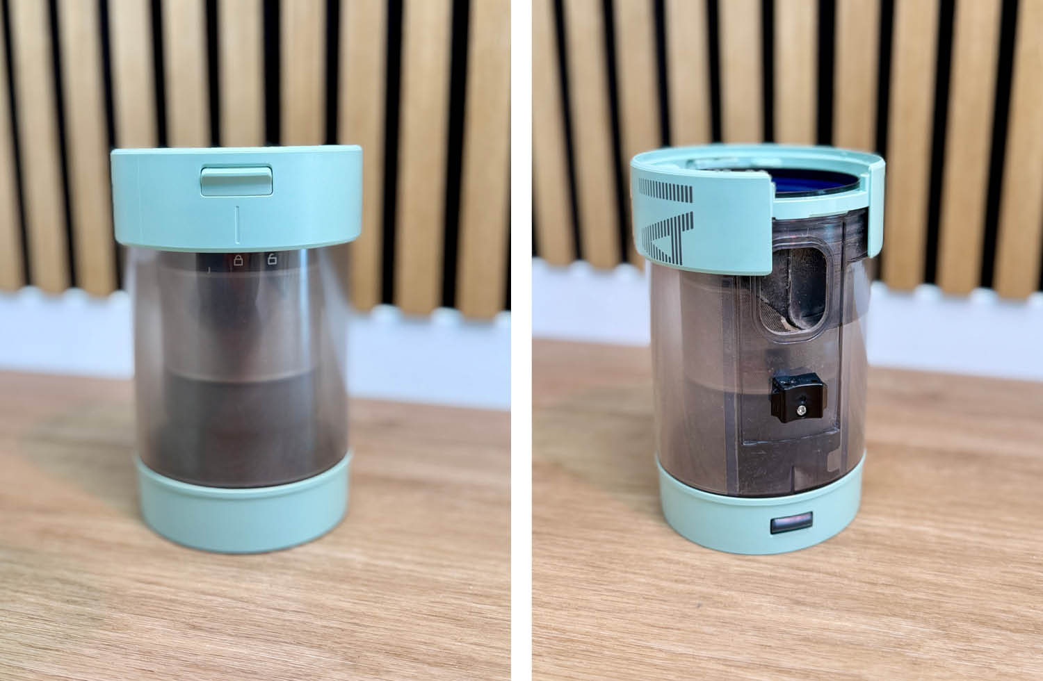 Der staubauffangbehälter