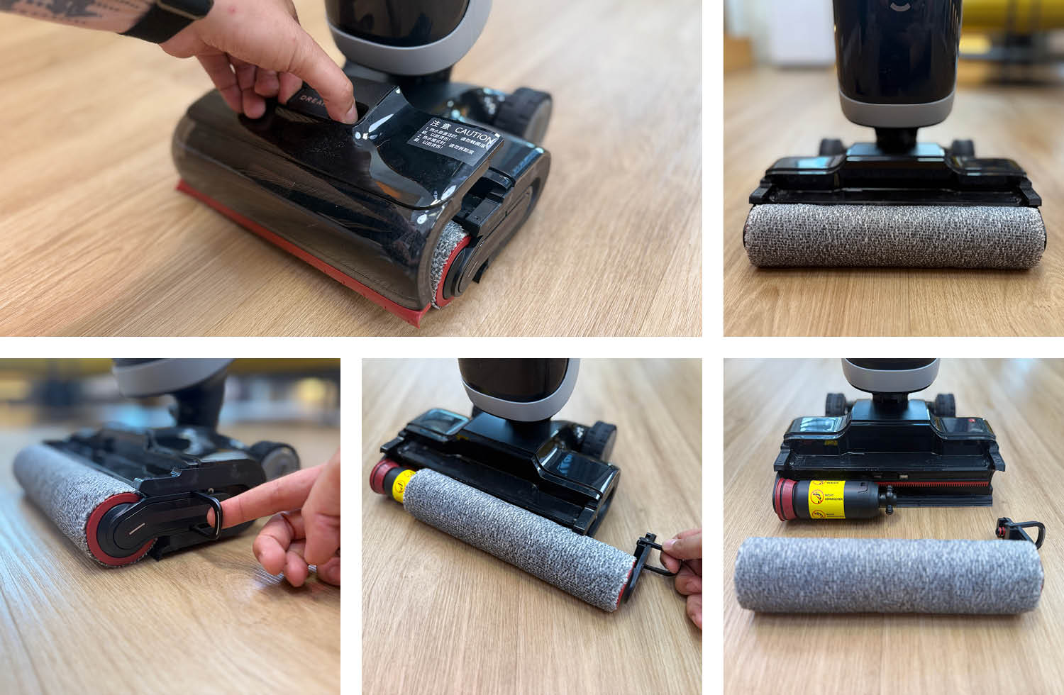 Die Bodendüse des Dreame H15 Pro Heat