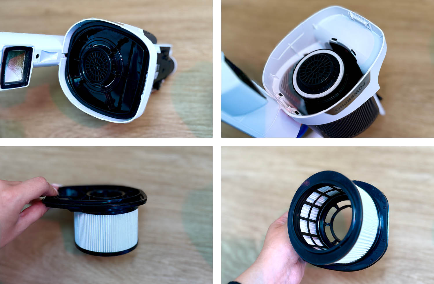 Die Filter des Shark Akkusaugers