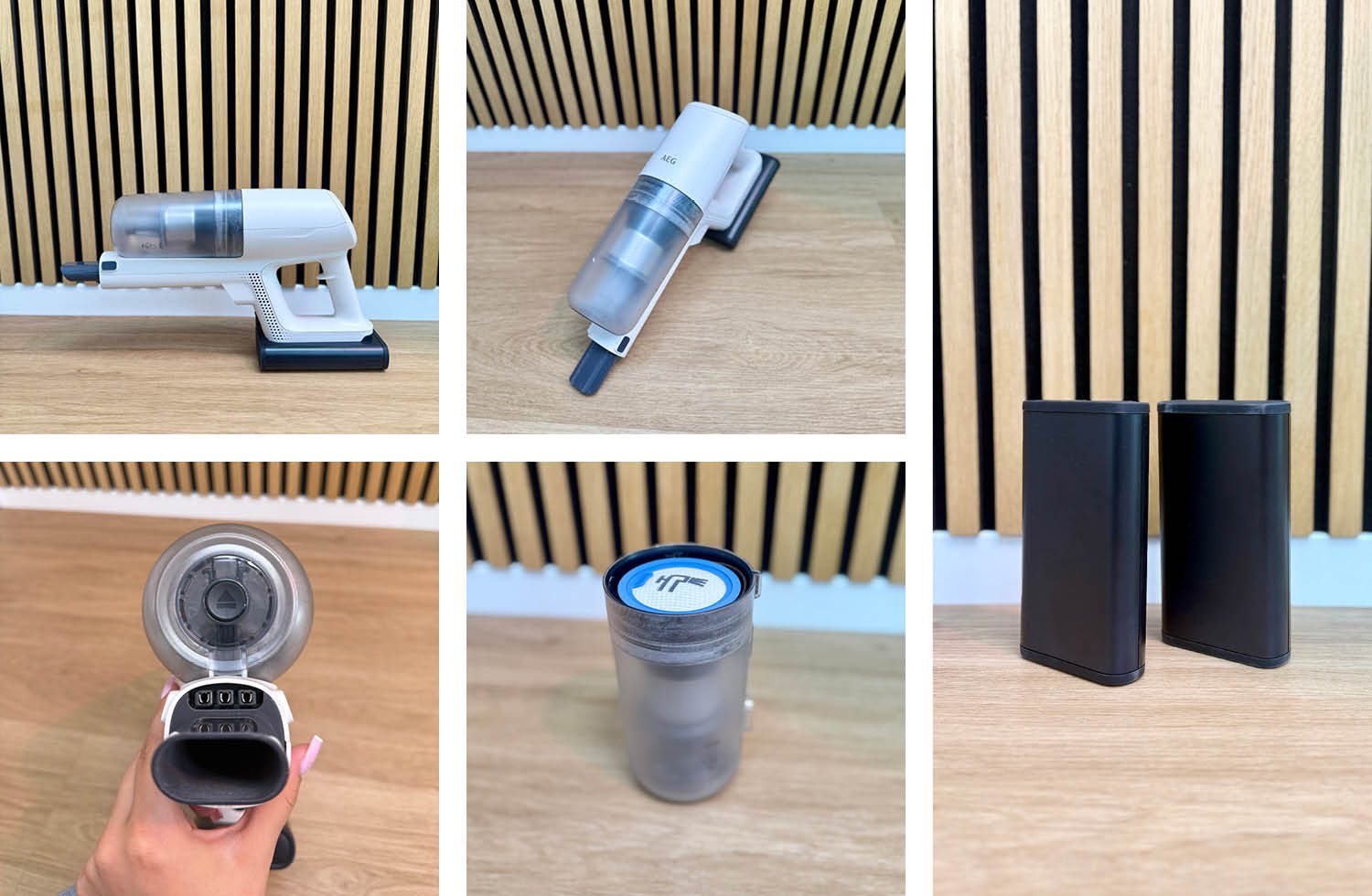 Die Saugeinheit des AEG Akkusaugers