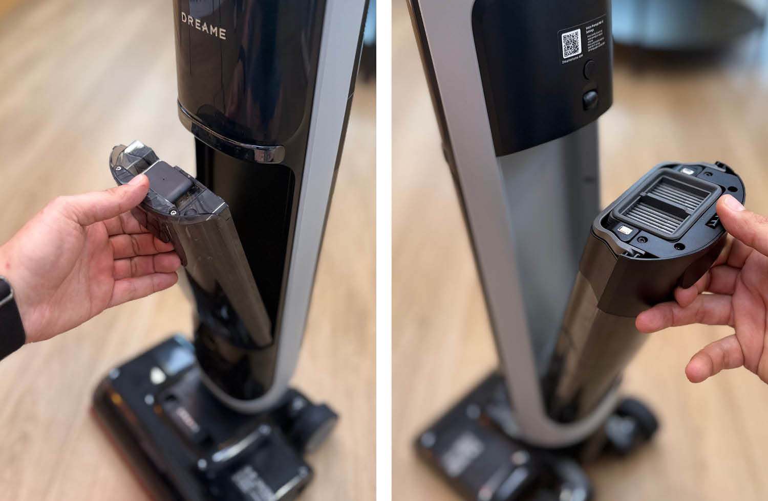 Die Wassertanks Dreame H15 pro Heat