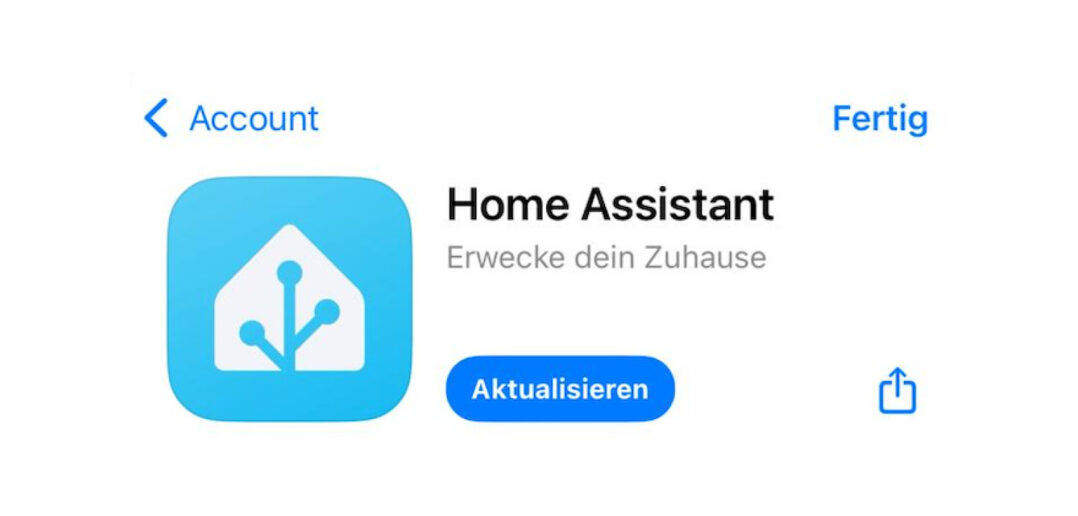 Home Assistant App-Update