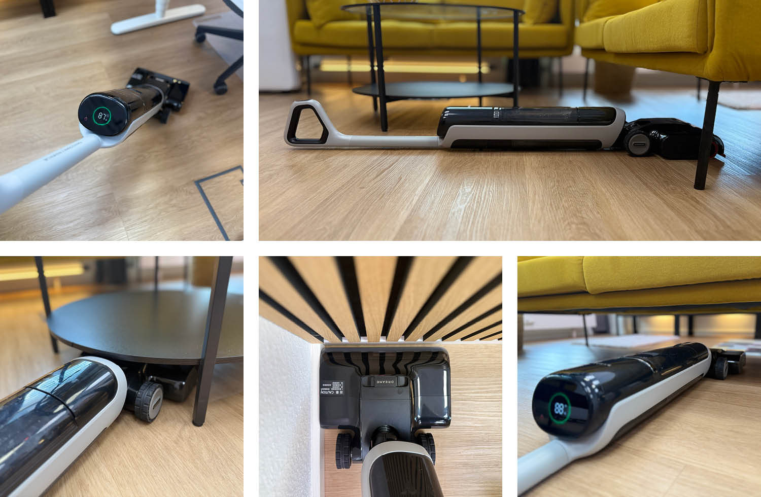 Nun beschäftigen wir uns mit der Flexibilität ds Dreame Wischsaugers