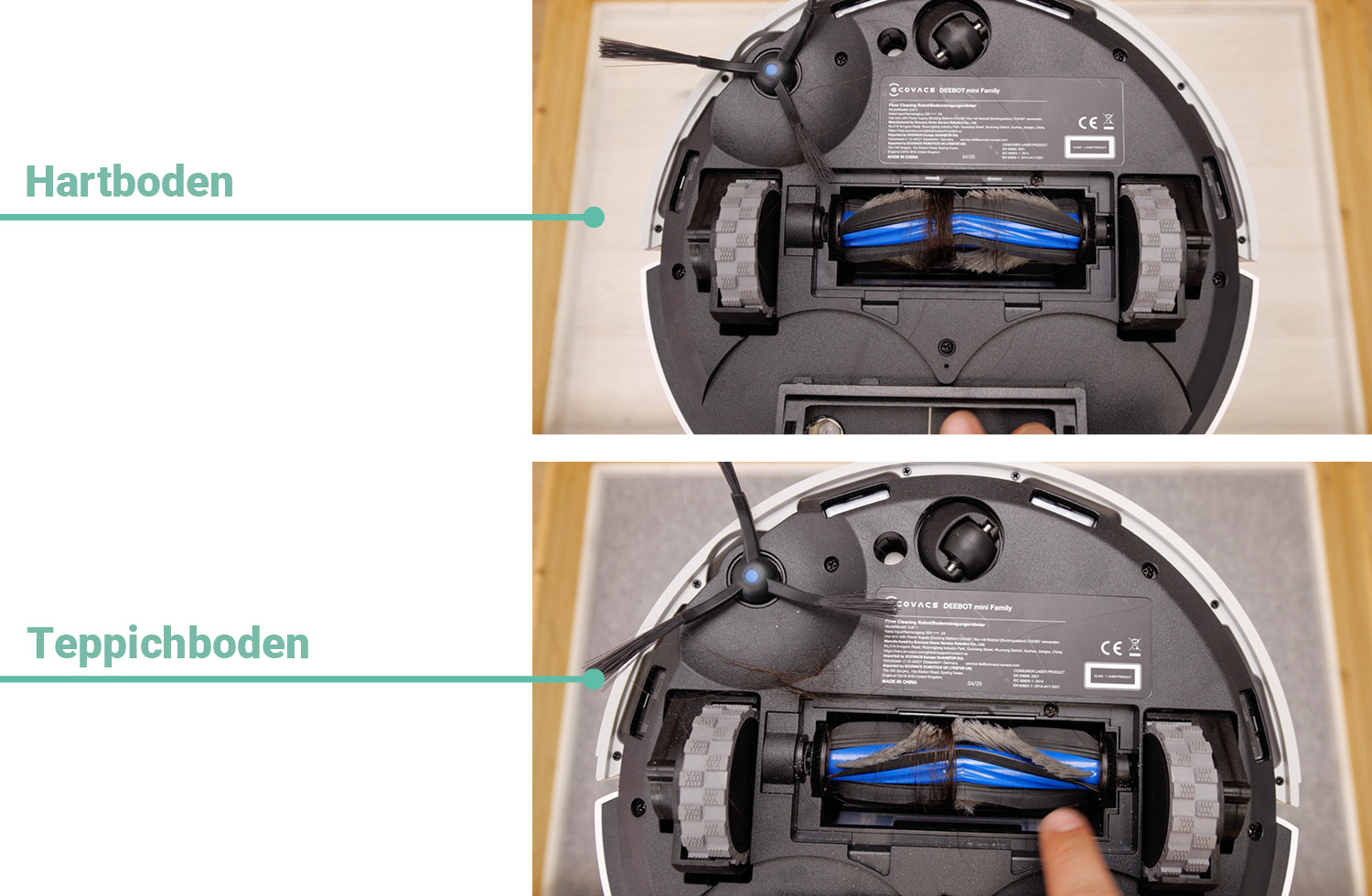 So viele Haare haben sich in den Bürsten verfangen