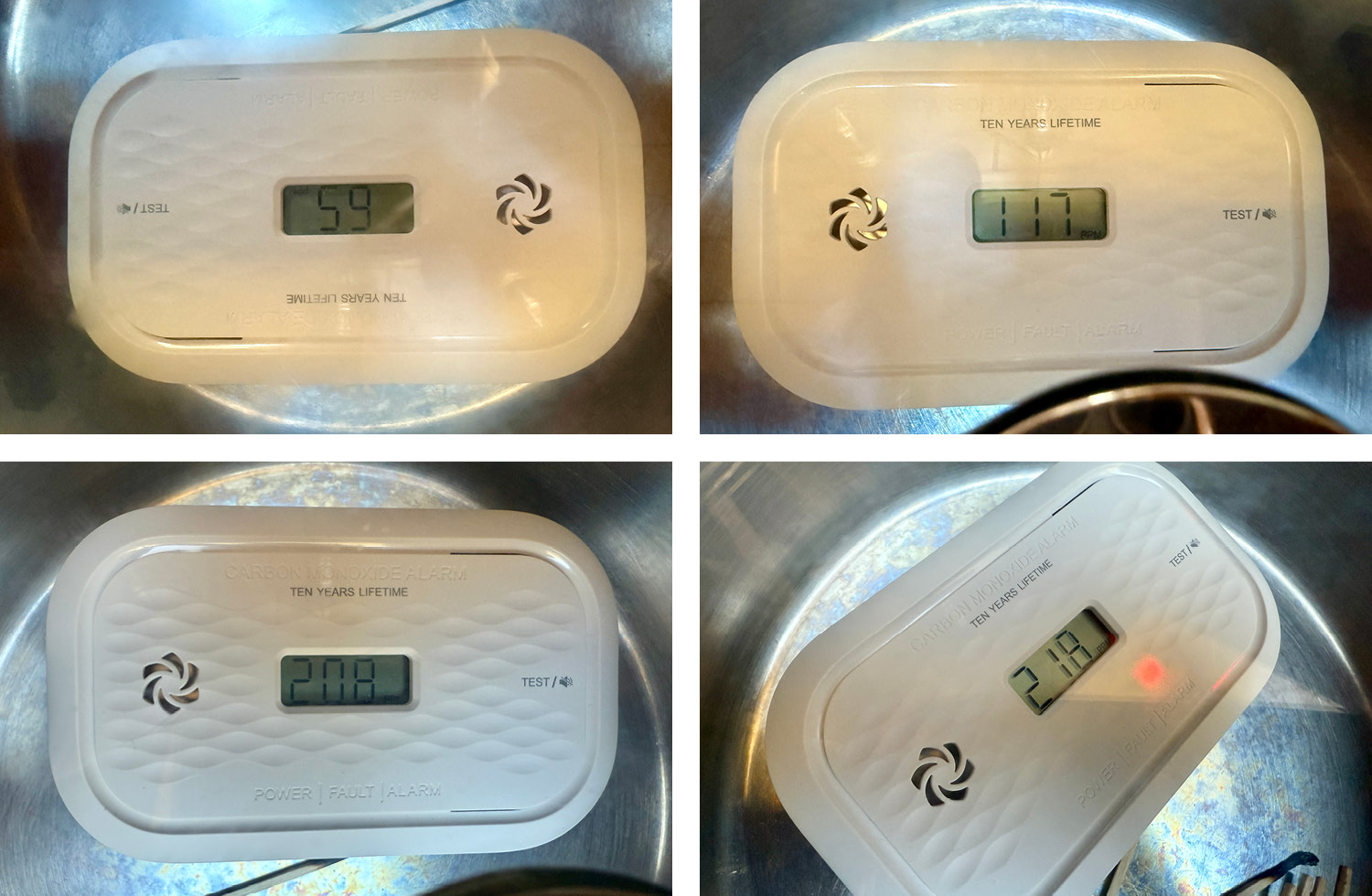 Bereits nach kurzer Zeit hat der Alarm ausgelöst