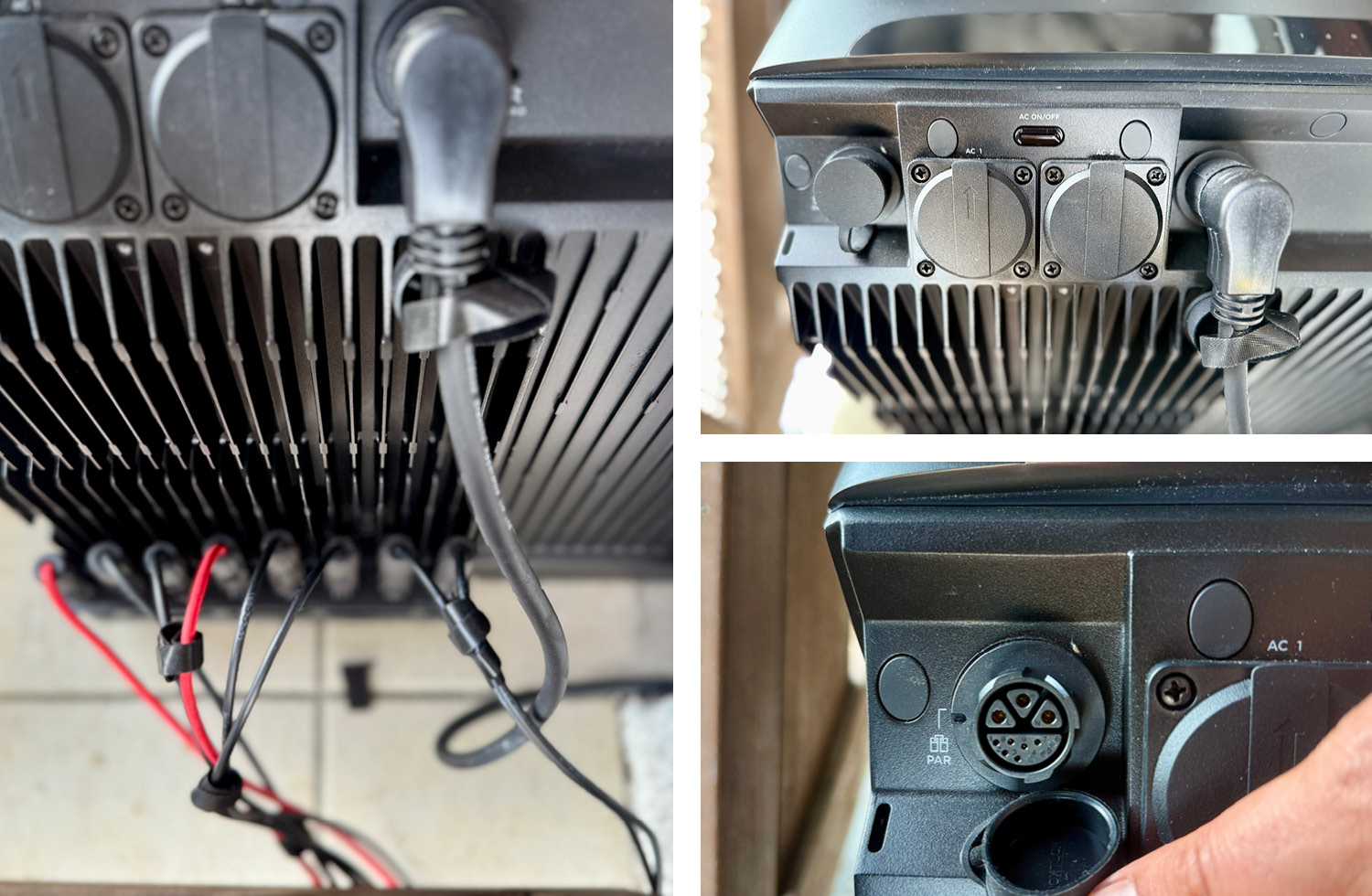 Das ist die Rückseite des EcoFlow STREAM Ultra X