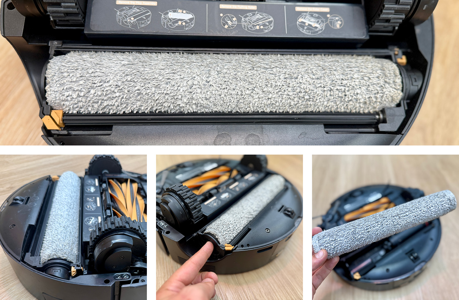 Das ist die rotierende Wischwalze des Mova Z60 Ultra Roller Complete