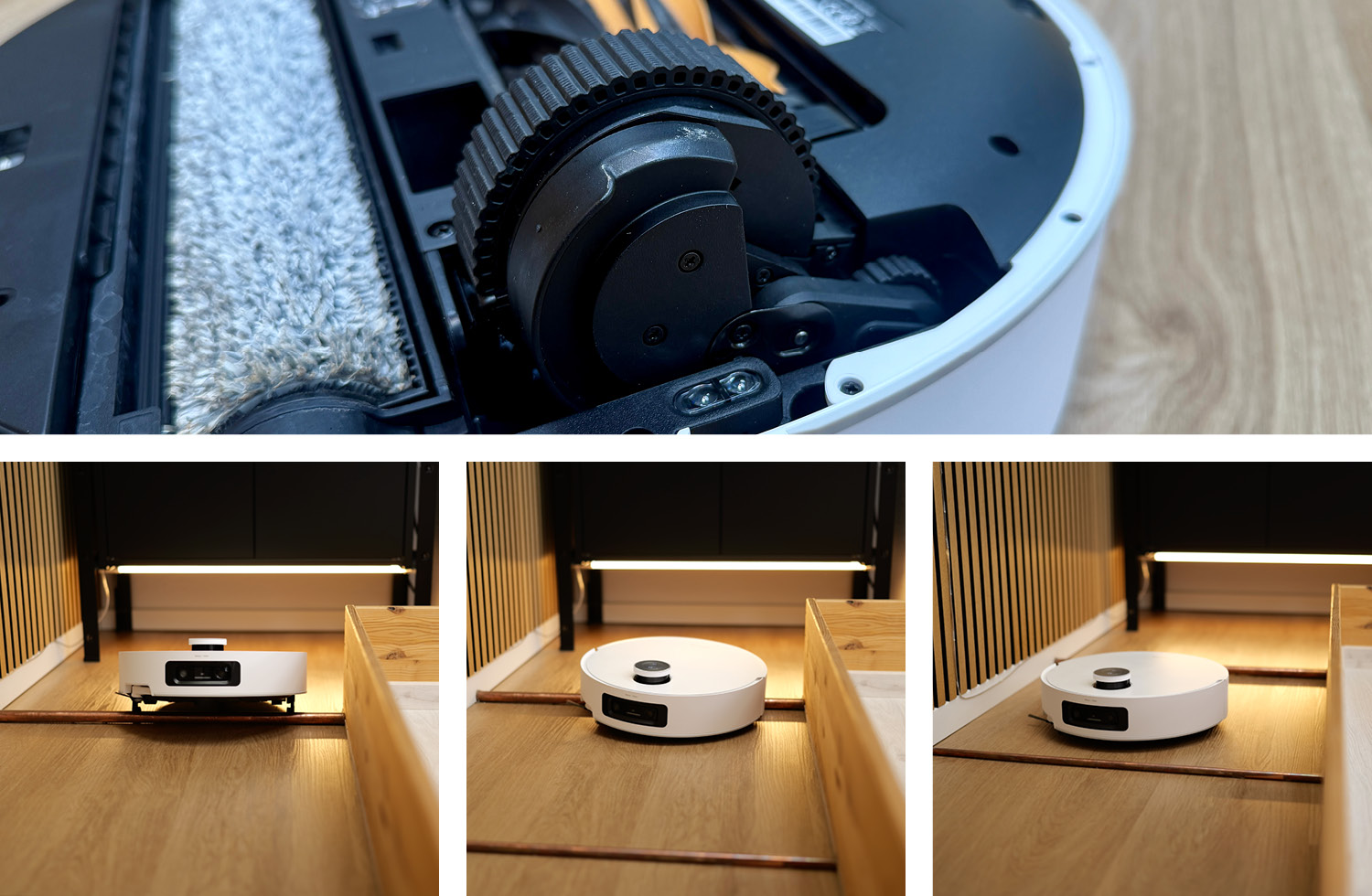 Der Dreame Aqua10 Ultra Roller kann besonders hoch klettern