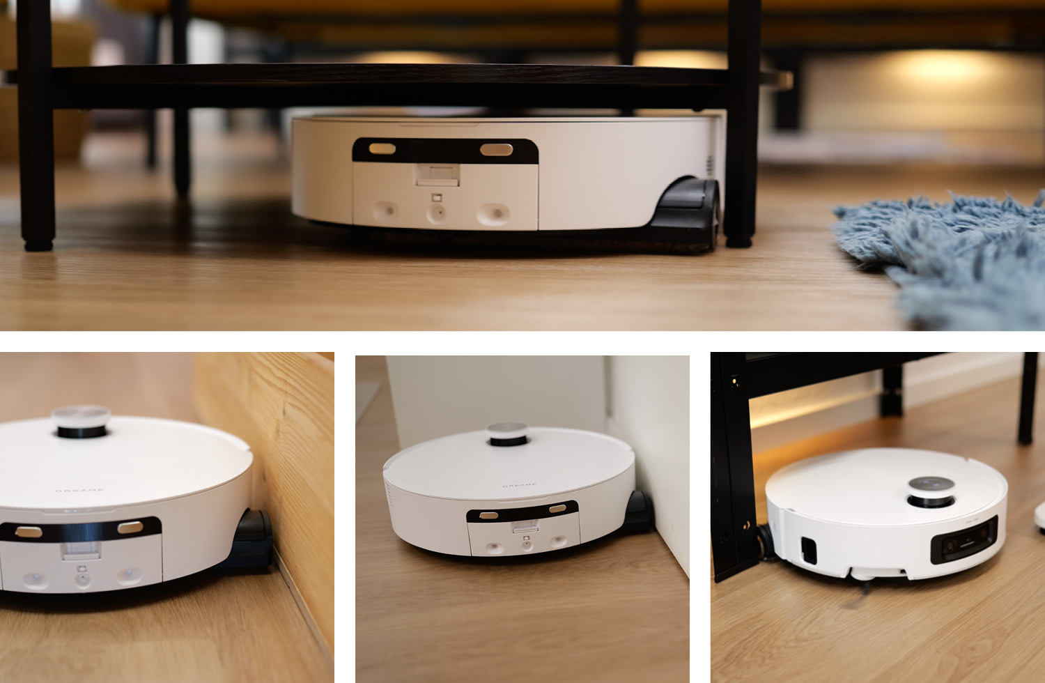 Die Wischwalze fährt automatisch bis zum Rand aus